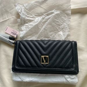 Victoria’s Secret Faux Leather Wallet with Wrist Strap